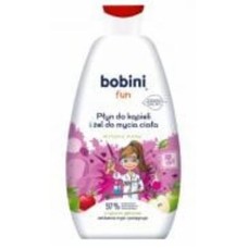 Детский гель для купания Bobini с ароматом яблока Fun 500 мл