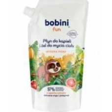 Детский гель для купания Bobini с ароматом цитруса Fun дой пак 500 мл