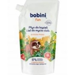 Детский гель для купания Bobini с ароматом цитруса Fun дой пак 500 мл