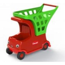 Каталка Doloni Toys Детская коляска с корзиной 01540/02