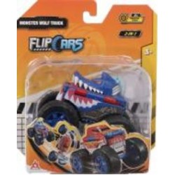 Машинка-трансформер Flip Cars 2 в 1 Монстр-трак Волк EU463875A-01