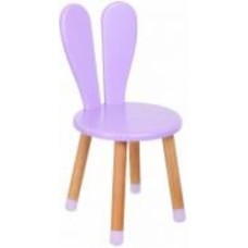 Стул детский ArinWOOD Зайчик 04-2VIOLET-ROUND фиолетовый