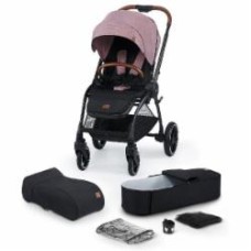 Коляска универсальная 2 в 1 Kinderkraft Evolution Cocoon розовая KKWEVCOPNK2000