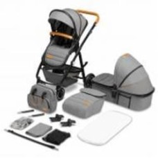 Коляска универсальная 2 в 1 Lionelo Amder 2в1 Grey Stone