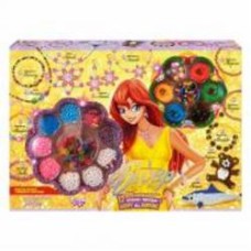 Набор для создания украшения Danko Toys Бисер Макраме БФ-01