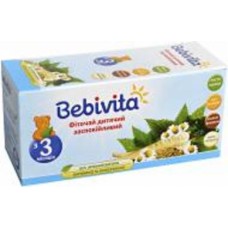 Чай Bebivita Успокаивающий 30 г 4820025490770