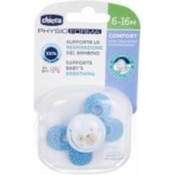 Пустышка Chicco Пустышка Physio Comfort силиконовая голубая