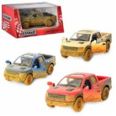 Автомобиль Kinsmart Ford F-150 SVT Raptor Super Crew Muddy KT5365WY
