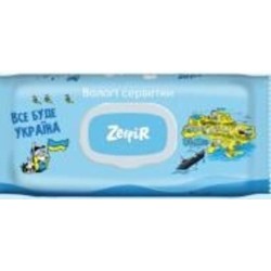 Антибактериальные влажные салфетки ZEFFIR антибактериальные Карта 12 шт.