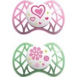 Пустышка ортодонтическая Nuvita Air 6 м + 2 шт. NV7080Pink Пустышка ортодонтическая Nuvita Air 6 м + 2 шт. NV7080Pink