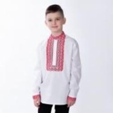Вышиванка для мальчиков Эдельвика р.158 белый 320-23/00