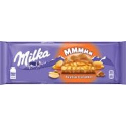 Шоколад Milka с арахисом карамелью и воздушным рисом276г