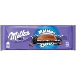 Шоколад Milka с кусочками печенья ОРЕО 300г