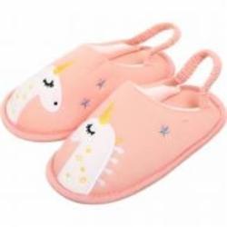 Тапочки детские Luna Kids Единорог, на резинке р.29 розовый