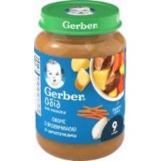 Пюре Gerber Говядина по-домашнему с морковью 190 г