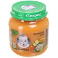 Пюре Gerber Овощной микс 130 г