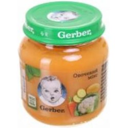 Пюре Gerber Овощной микс 130 г