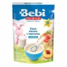 Каша молочная Bebi от 6 месяцев Premium Овсяная с персиком 200 г