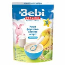 Каша молочная Bebi от 6 месяцев Premium Фруктово-злаковое ассорти 200 г