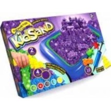 Кинетический песок Danko Toys KidSand 1200 г + песочница укр. (5)
