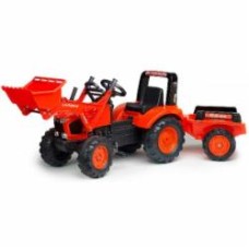 Трактор с прицепом Falk Kubota красный 2060AM