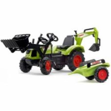 Трактор с прицепом Falk Claas Arion зеленый 2070Y