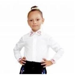 Вышиванка Эдельвика р.122 красный 642-18/09