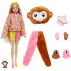 Кукла Barbie Cutie Reveal Друзья из джунглей Обезьяна HKR01