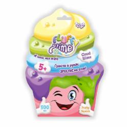 Ароматная слизь-лизун Danko Toys Fluffy Slime пакет 500 г (укр.) FLS-02-01U