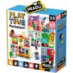 Игра-пазл Headu Монтессори_Мой город и его жители MU23615