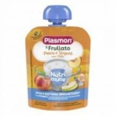 Пюре фруктовое PLASMON Персик Яблоко Йогурт 85 г