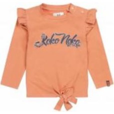 Реглан для девочки Koko Noko р.140 коричневый U44973-37