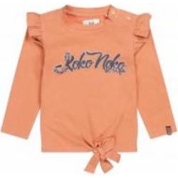Реглан для девочки Koko Noko р.140 коричневый U44973-37