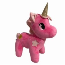 Мягкая игрушка Stip Единорог 30 см малиновый