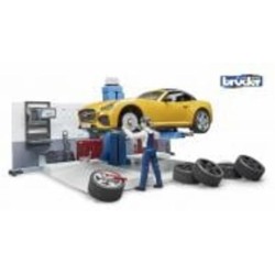 Игровой набор Bruder Автомастерская с фигурками и аксессуарами 62110