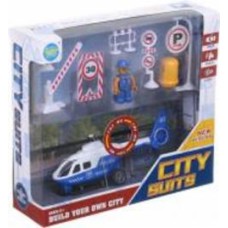 Игрушечный набор Shantou Полицейский вертолет City suits фрикционны OTB0585332