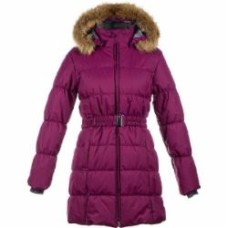 Пальто для девочки HUPPA Yacaranda р.146 бордовый 12030030-80034-146
