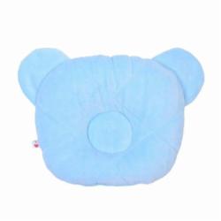 Подушка ортопедическая Baby Veres Velour Blue Medium голубой 24x27 см