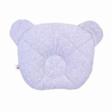 Подушка ортопедическая Baby Veres Velour Grey Melange серый 24x27 см