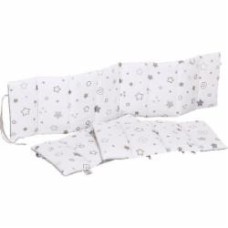 Защита на детскую кровать Little stars beige\grey 3 части Baby Veres бежевый 301.18