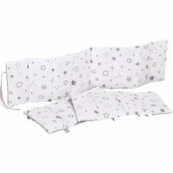 Защита на детскую кровать Little stars beige\grey 3 части Baby Veres бежевый 301.18