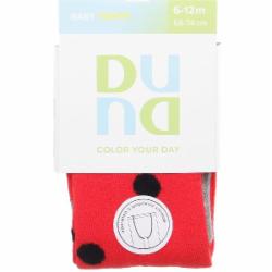 Колготки для девочек Duna 4934р.68 красный с черным