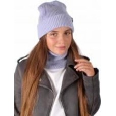 Шапочка унисекс Mari-Knit 0874 р.54-56 голубой