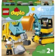 Конструктор LEGO DUPLO Грузовик и гусеничный экскаватор 10931