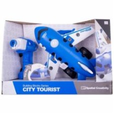 Игровой набор DIY Spatial Creativity Конструктор Самолет с электрическим двигателем CJ-1379247
