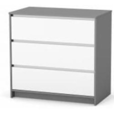 Комод Veres Берн 900 бело-графитовый