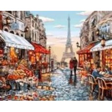 Картина по номерам Danko Toys 40х50 см Париж KpN-01-09U