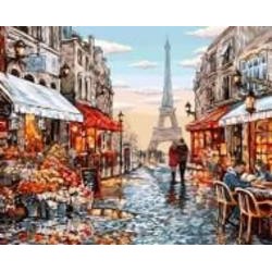 Картина по номерам Danko Toys 40х50 см Париж KpN-01-09U