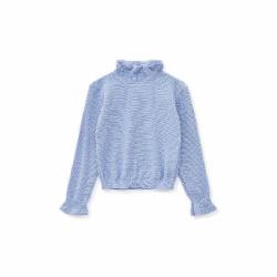 Джемпер для девочки ART KNIT Romance р.134 голубой 055