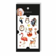 Временная татуировка Tattooshka Коала и 7 зверей EC-301